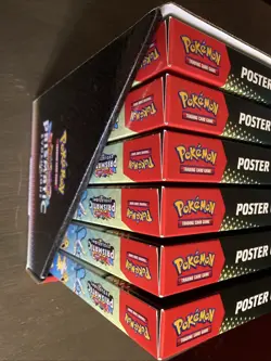 Pokemon Prismatic Evolutions Poster Collection Sealed Full Display Case Lot Of 6 - Image 3