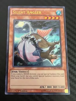 Yugioh Silent Angler DUSA-EN002 Ultra Rare 1st Ed VLP - Image 1