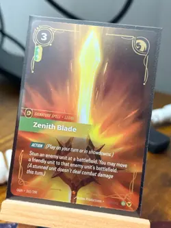 Zenith Blade Epic Foil 262/298 Riftbound League of Legends Origins - Image 1