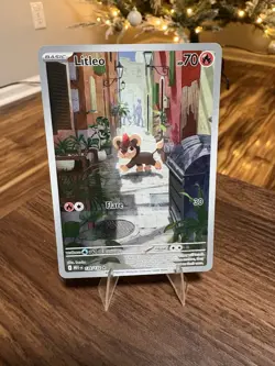 ✨Pokemon TCG Litleo Card 153/132 Mega Evolution Illustration Rare NM✨ - Image 1