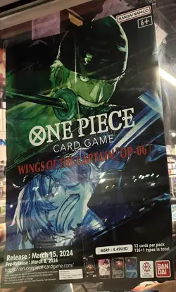One Piece Card Game - Wings of the Captain Poster - New - Store Exclusive - Image 1