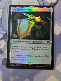 Aettir and Priwen Prerelease Cards Foil - Image 1
