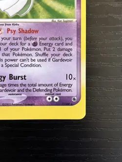 2003 Pokemon Gardevoir EX TCG Ruby & Sapphire Holo Rare Card 7/109 LP/MP - Image 4