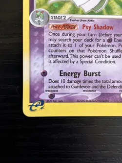 2003 Pokemon Gardevoir EX TCG Ruby & Sapphire Holo Rare Card 7/109 LP/MP - Image 5