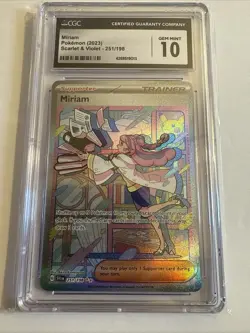CGC 10 Miriam 251/198 SV01: Scarlet & Violet Base Set Holo Pokemon Graded Card - Image 1
