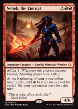 MTG English Neheb, the Eternal NM Foil Hour of Devastation - Image 1
