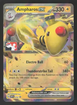 Ampharos ex 016 Promo Pokemon Prize Pack Series Cards - Image 1