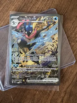 FRESH MINT Greninja ex 132 Sv: Scarlet & Violet Promo Cards Holo - Image 1