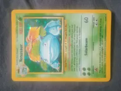 Pokemon TCG Venusaur Holo Rare Card 15/102 Base Set Unlimited - Image 1