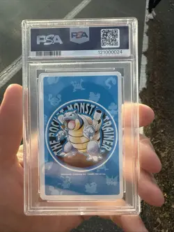 PSA 10 Blastoise 4 of Hearts Blue Back Playing Poker Card 1998 Japanese Pokemon - Image 2