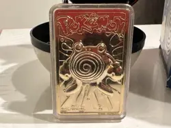 Pokemon 1999 Limited Edition 23k Gold Plated Poliwhirl Trading Card - Image 3