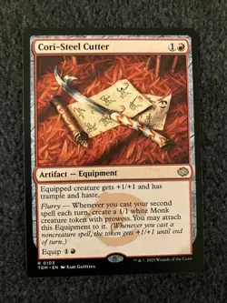 Magic The Gathering MTG - Cori-Steel Cutter - Tarkir: Dragonstorm - Image 1