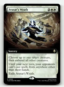 Avatar's Wrath (Extended Art) 365 Foil R Avatar: The Last Airbender - Image 1