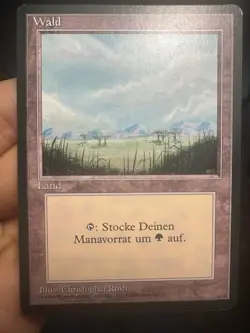 German FBB • Misprint Wald "Forest Plains" • Pack Fresh • Mtg (720) - Image 1