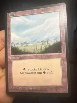 German FBB • Misprint Wald "Forest Plains" • Pack Fresh • Mtg (720) - Image 2
