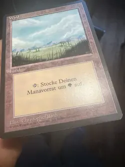 German FBB • Misprint Wald "Forest Plains" • Pack Fresh • Mtg (720) - Image 3