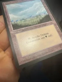 German FBB • Misprint Wald "Forest Plains" • Pack Fresh • Mtg (720) - Image 4