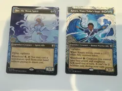 Lot of (2) MTG Avatar : Katara, Water Tribes Hope And The The Moon Spirit 🌕 🌊 - Image 1
