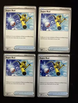 4X Super Rod #188/193 (Paldea Evolved) - Pokemon TCG - Uncommon - M/NM - Image 1