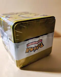 2022 Pokemon TCG Stacking Tin Sealed - Electric Type Pikachu 3 Packs - Image 4