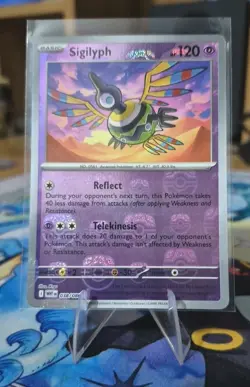 Pokemon TCG Sigilyph Masterball Reverse Holo - 038/086 White Flare English - Image 1