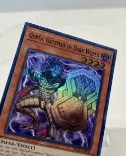 Genta, Gateman of Dark World - SR13-EN002 - Super Rare 1st Edition Yugioh NM - Image 3
