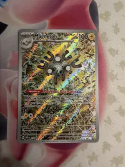 Magneton 159 Sv: Scarlet & Violet Promo Card Holo Illustration Rare NM - Image 1