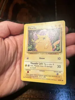 Pikachu - ( Stamped) 058/102 Miscellaneous Cards & Products Regular - Image 1