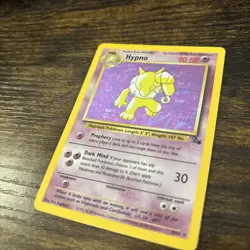 Hypno 8/62 Holo Rare Pokemon Card Fossil Set Vintage 1999 WOTC LP - Image 2