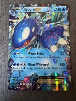 Kyogre EX 54/160/Kyogre 53/160 -XY Primal Clash Ultra Rare Holo Pokemon Card - M - Image 3