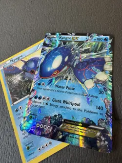 Kyogre EX 54/160/Kyogre 53/160 -XY Primal Clash Ultra Rare Holo Pokemon Card - M - Image 5