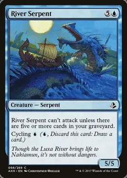 1x River Serpent NM Eng MTG - Amonkhet - Image 1