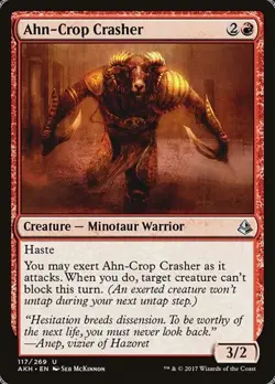 1x Ahn-Crop Crasher NM Eng MTG - Amonkhet - Image 1