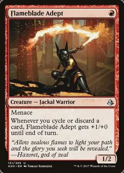 1x Flameblade Adept NM Eng MTG - Amonkhet - Image 1