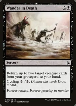 1x Wander in Death NM Eng MTG - Amonkhet - Image 1