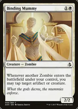 1x Binding Mummy NM Eng MTG - Amonkhet - Image 1