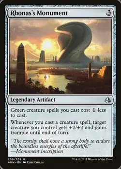 1x Rhonas's Monument NM Eng MTG - Amonkhet - Image 1