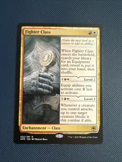 MTG Fighter Class - Adventures in the Forgotten Realms (AFR) NM - Image 1