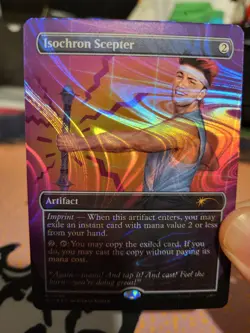 MTG Isochron Scepter NM Halo Foil In Hand - Image 1