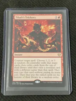 MTG Tibalt's Trickery Kaldheim 153/285 Regular Rare - Image 1