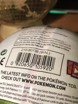 UltraRARE?Mint??2020 Pokemon TCG?Green Orange PokeBall Tin C20??New Sealed - Image 5