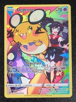 Pokemon TCG Dedenne TG07/TG30 Brilliant Stars Trainer Gallery Holo LP/NM - Image 1