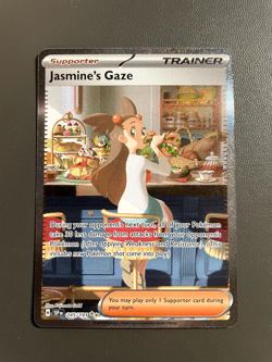 Pokemon Jasmine's Gaze 245/191 Sv08: Surging Sparks Special Illustration Rare - Image 1