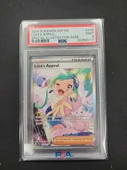 2024 Pokemon Surging Sparks Lisia's Appeal 246/191 PSA 9 SIR - Image 1