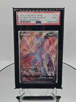 PSA 9 - Pokemon - Astral Radiance 174/189 - HISUIAN SNEASLER V (Full Art) MINT - Image 1
