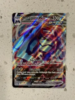 Metagross VMAX - 113/198 Ultra Rare Chilling Reign NM Pokemon TCG - Image 1