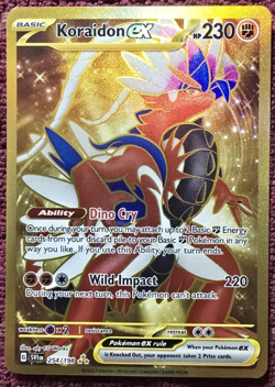 Pokemon TCG Koraidon EX 254/198 SV01 Scarlet & Violet Base Set Holo Hyper Rare - Image 1