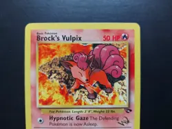Pokemon - Brock's Vulpix 37/132 W Stamped Promo - Image 2