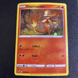 Pokemon TCG Charmander SWSH092 Black Star Promo 2021 Cosmos Holo LP - Image 1