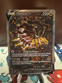 Pokemon TCG Giratina V 186/196! Damaged Condition! See Description! - Image 1